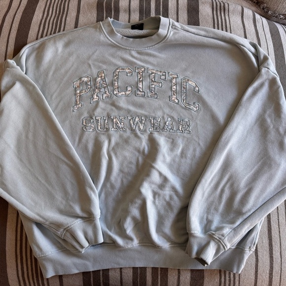 Pacsun Light Blue Crewneck Sweater | Women’s One Size - Picture 1 of 3